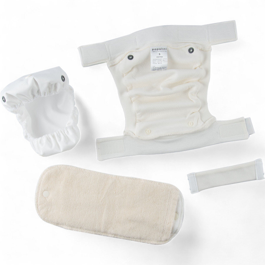 Popolini EasyFree Interlock Stoffwindel mit Wännchen